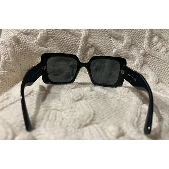 Versace VE4405 GB1/87 Black Authentic Rectangle Women's Sunglasses 54-22 140 New